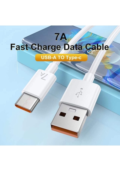 120w 7 Amper Ultra Hızlı Şarj Data Kablosu Type-c Şarj Kablosu Tüm Telefon Tabletler İçin Uyumludur 120w 7 Amper Ultra Hızlı Şarj Data Kablosu Type-c Şarj Kablosu Tüm Telefon Tabletler İçin Uyumludur