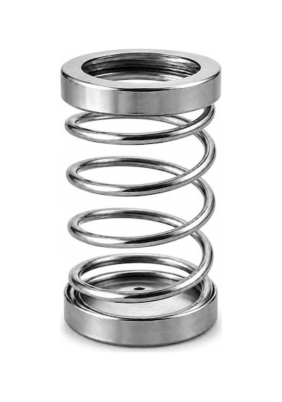 Metal Spiral Kalemlik, Paslanmaz Çelik Yay Tasarımlı Masaüstü Kalemlik, Gümüş Ofis Kalem Tutucu, Modern Masa Dü Genel