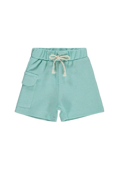 Civil Baby Kız Bebek Düz Cepli 6-18 Ay Şort - Yeşil Mint