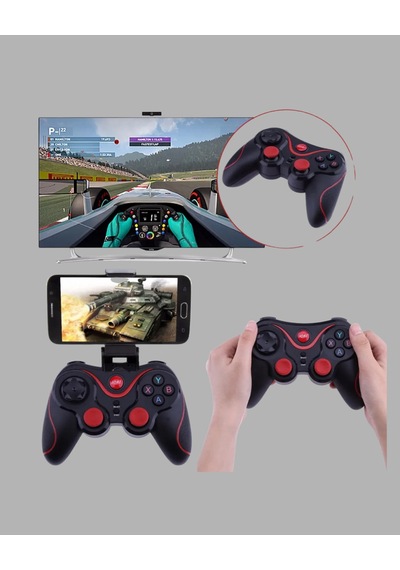 Bluetooth Gamepad Kablosuz Oyun Kumandası Tek Cihaz Destekli -