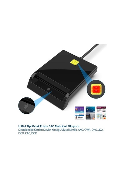 Pm-29960 Usb Akıllı Kart Okuyucu Cac Reader Diğer