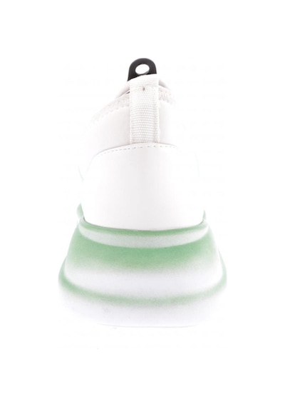 Dgn 315 Kadin Kalin Taban Strech Detayli Silver Taş Bağcikli Sneakers Ayakkabi Beyaz Yeşil Dgn 315 Kadin Kalin Taban Strech Detayli Silver Taş Bağcikli Sneakers Ayakkabi Beyaz Yeşil