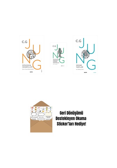 Dönüşüm Sembolleri + Nietzsche'nin Zerdüşt'ü Üzerine Seminerler Ciltli + Jung Seçme Yazılar + Okuma Sticker'ları