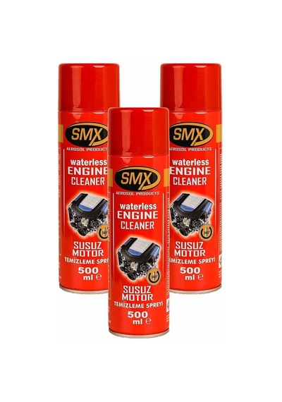 3 Adet Smx Susuz Motor Temizleme ve Koruma Spreyi 3X500Ml N11.11