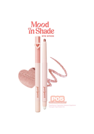 Topaklanma Yapmadan Kolayca Uygulanan Kalem Far Perıpera Mood In Shade Eye Stick P05gleamingdesert P05 Gleaming Desert 96401886