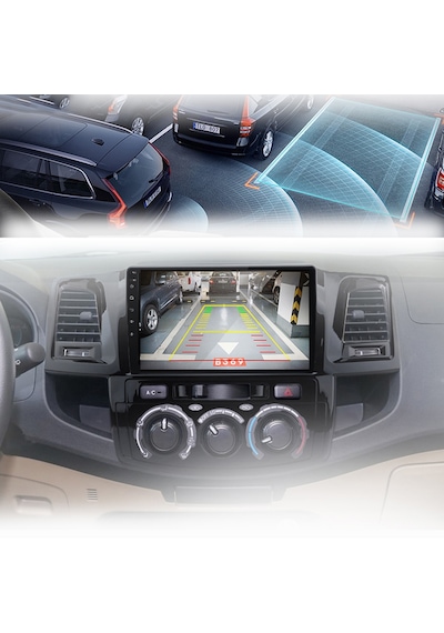 Toyota Hilux Android Multimedya 2/32GB 9 İnc Carplay Ips Ekran Hd