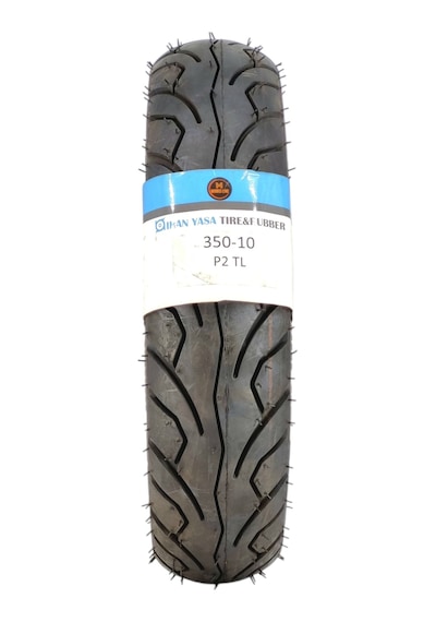 Iran Yasa Tıre&Rubber 350-10 Tl P2  (Dubleks) (İç Lastiksiz Kullanıma Uygundur.) Ön/Arka Motosiklet Lastiği