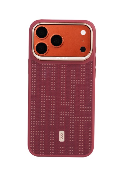 Apple Uyumlu iPhone 17 Pro Max Kılıf M-safe Şarj Özellikli Raptic Aramid Skin Dual Serisi Kapak Kırmızı Kırmızı
