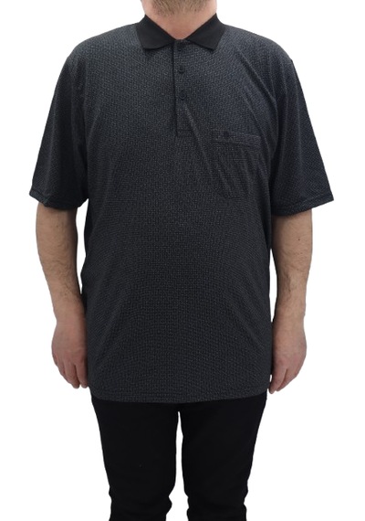 Becces Dmctekstil Erkek 004 Desenli Klasik Kesim Rahat Kalıp Tek Cepli Battal Polo Yaka T-shirt Siyah Becces Dmctekstil Erkek 004 Desenli Klasik Kesim Rahat Kalıp Tek Cepli Battal Polo Yaka T-shirt Siyah