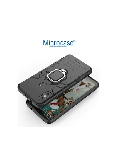 Xiaomi Mi A2 Lite Batman Serisi Yüzüklü Kilif + Tam Kaplayan Cam 350741927