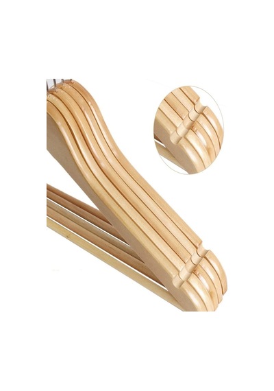 5 Li Paket Ahşap Askı Naturel Kıyafet Elbise Gömlek Ve Pantolon Askısı 5 Adet Ahşap Pembe Tr Diğer