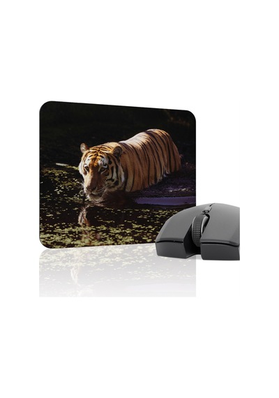 Karadeniz Kaplanı Kaymaz Dikişli Kauçuk Oyuncu Mousepad V5 - 22x18 Gaming Mouse Pad Fare Altlığı