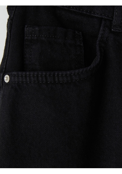 Lcw Modest Siyah Baggy Fit Kadın Jean Pantolon
