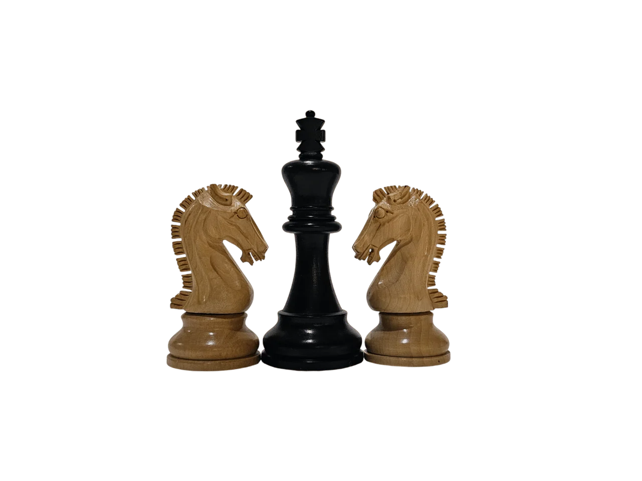 Elegant Yedek Vezirli Ahşap Figür 95 Mm