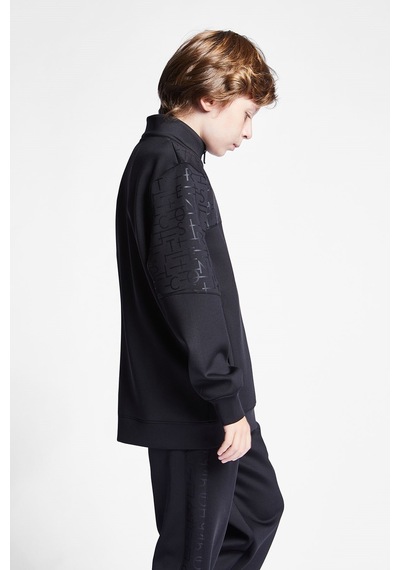 Lescon Çocuk Fermuarlı Sweatshirt 24b-3135 Siyah