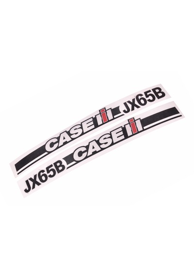 Case Jx65b Yan Yazı Takımı Kaporta Etiketi Sağ - Sol Kaput Sticker Seti