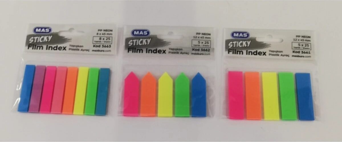 Stıcky Fılm Index Neon Renkler
