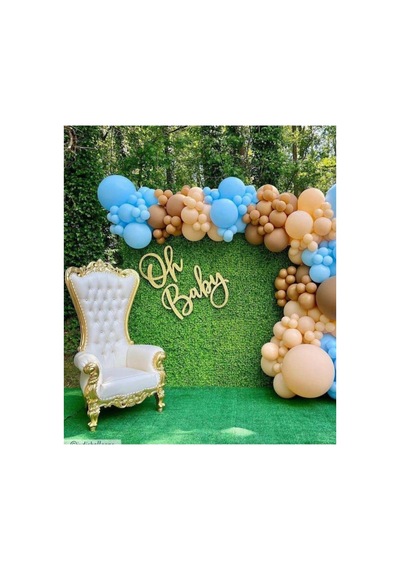 Pastel Balon Zinciri Görsel Temsilidir 100 Adet A