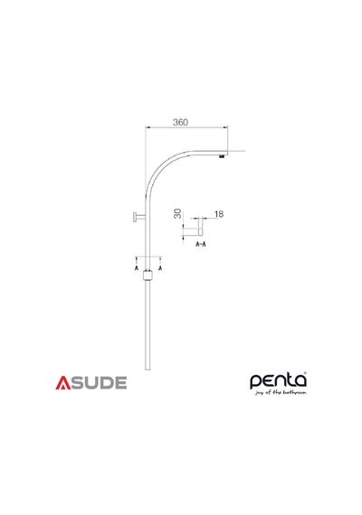 Penta 6978g - 8867g Gold 150 - 160cm Duş Hortumu Altın