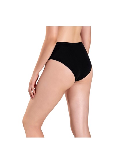 Jiber Kadın Siyah Pamuklu Bikini Külot -652-siyah-l Çok Renkli