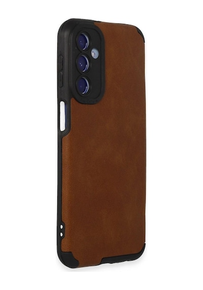 Samsung Galaxy M34 5g Kılıf Loop Deri Silikon - Kahverengi