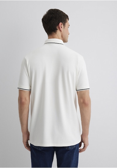 Mavi Regular Beyaz Erkek Polo Yaka T-shirt M0612648-70057 Beyaz