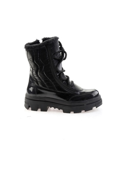 Parlak Siyah Kadın Bot & Bootie K02179744167 Parlak Siyah