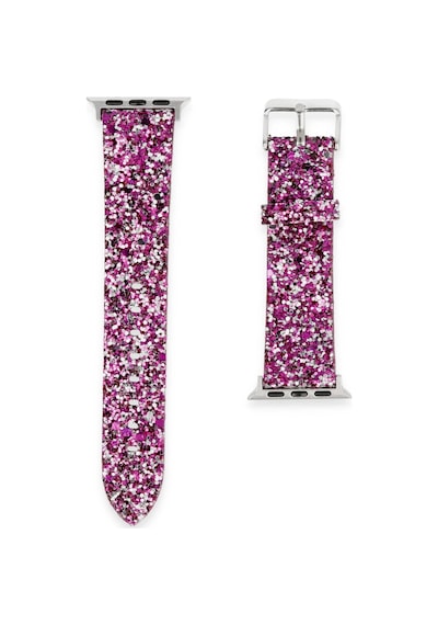 Newface - 969 - Apple Watch 38mm Starry Taşlı Kordon - - Edntrend - Derin Mor