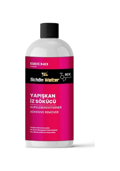 Araç Oto Yapışkan Etiket İz Sökücü Sprey 500ml Gecko