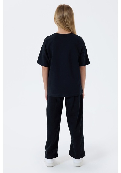 U.s. Polo Assn. Kız Çocuk Siyah Pijama Takım Siyah