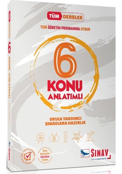 Sınav Yayınları 6. Sınıf Tüm Dersler Konu   Anlatımlı