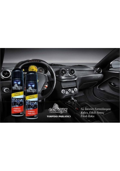 Ebrayn Aerosol Torpido Parlatıcı (Oto Silikon) Parfümlü 220 ML
