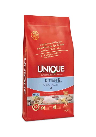 Unique Kitten Tavuklu Yavru Kedi Maması 2 Kg
