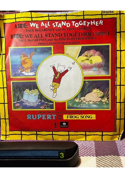 Paul Mccartney And The Frog Chorus We All Stand Together 7" Vinyl Single 1984