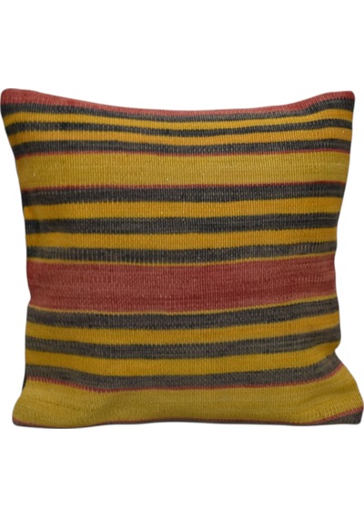 Zehra Abla Halı Yeni El Dokuma Dekoratif Kilim Kırlent Yastık Kılıfı 6036