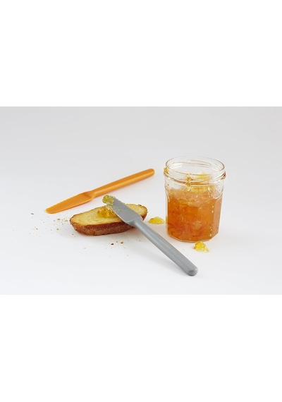 Fiskars Fruehstuecksmesser 3 Parça, Toplam Uzunluk: 22 Cm, Plastik, Beyaz/turuncu/gri, Fonksiyonel Form, 1016121 Diğer