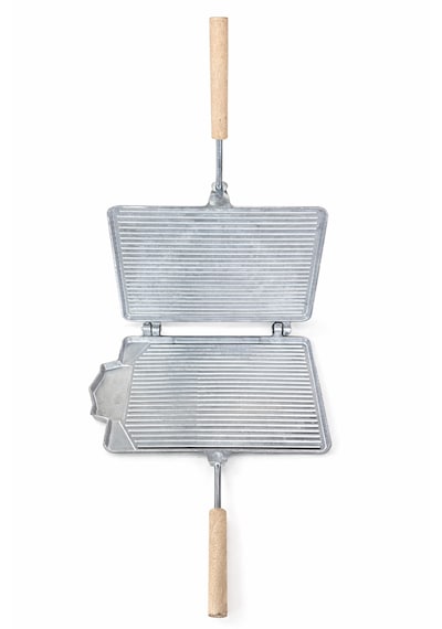 El Tost Makinesi Ocak Üstü Gri (Küçük)