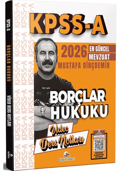 Dizgi Kitap 2026 Kpss A Grubu Borçlar Hukuku Video Ders Notları - Mustafa Dinçdemir Dizgi Kitap