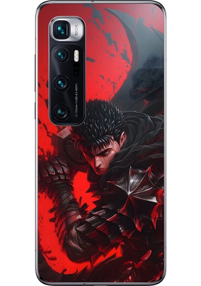 Xiaomi Mi 10 Pro Uyumlu Şeffaf Kılıf Berserk 3 Tasarımlı