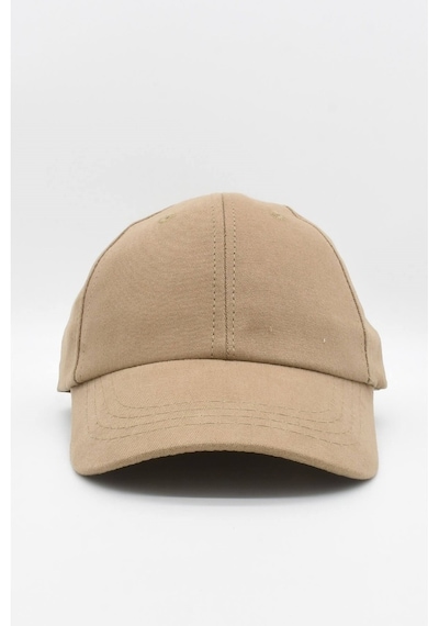 Külah Erkek %100 Pamuk Camel Cap Beyzbol Şapkası-Camel-Standart