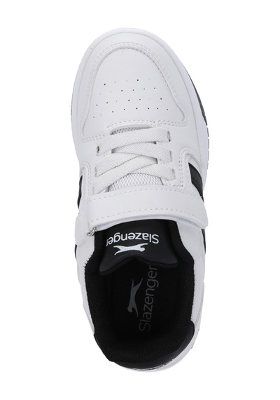 Slazenger Craft I Unisex Çocuk Cırtlı Beyaz / Siyah Günlük Spor Ayakkabısı Beyaz - Siyah