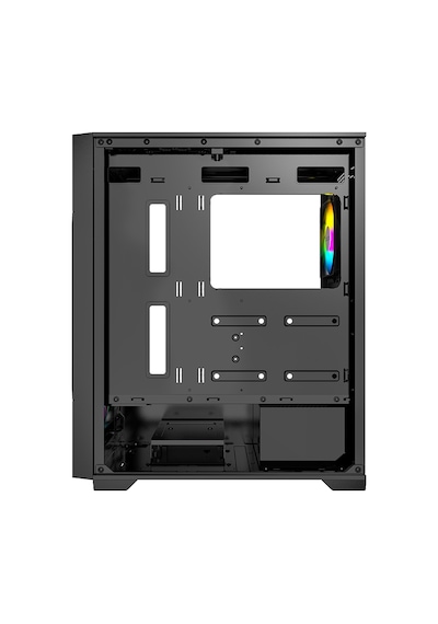 Fazeon F11 Plus 650w 80+ Bronze Tempered Glass Mesh 4x Rgb Fanli Siyah Atx Bilgisayar Kasasi
