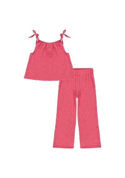 K26y289-1 Civil Girls Fiyoklu 2-5 Yaş Takım - Kırmızı Nar K26y289-1 Civil Girls Fiyoklu 2-5 Yaş Takım - Kırmızı Nar
