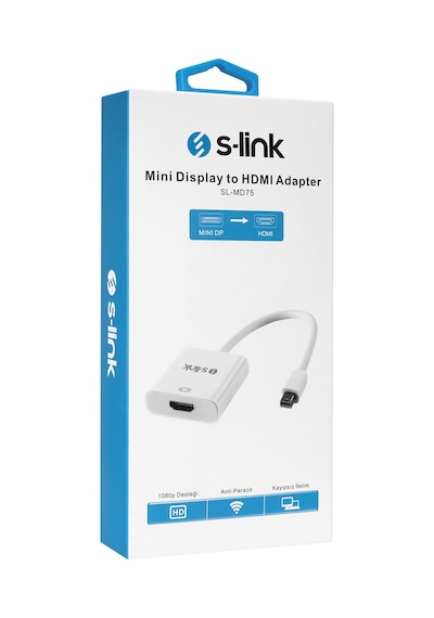 S-LINK SL-MD75 MİNİ DISPLAY TO HDMI 15CM DISPLAYDAN HDMI'YA ÇEVİR