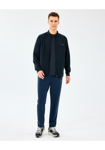 Skechers M Full Zip Regular Turttle Neck Jacket Erkek Siyah Sweatshirt S2510028-3817 Siyah