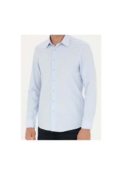 Pierre Cardin Slim Fit Uzun Kollu Gömlek 50275690-vr036 Çok Renkli
