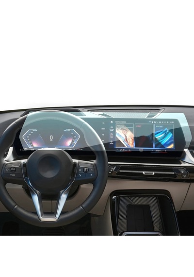 Bmw X2 Uyumlu Ekran Koruyucu Kavisli Ekran İle Uyumlu Tek Parça 9H Nano Ekran Koruyucu