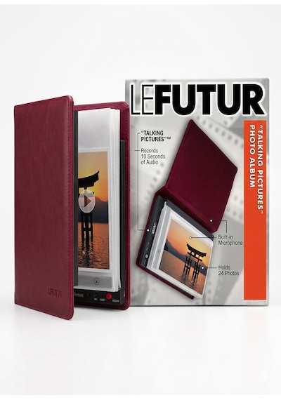 Lefutur Ses Kayıtlı Konuşan Fotoğraf Albümü - 24 Fotoğraf Kapasiteli