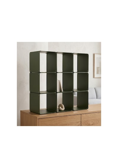 Node 9'lu Modüler Metal Açık Raf Ünitesi Çok Amaçlı Küp Kitaplık 50x50 Cm Yeşil - 944249484 Yeşil Node 9'lu Modüler Metal Açık Raf Ünitesi Çok Amaçlı Küp Kitaplık 50x50 Cm Yeşil - 944249484 Yeşil