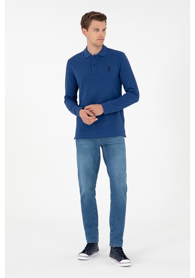 U.s. Polo Assn. Erkek İndigo Sweatshirt 50289062-vr028 İndigo